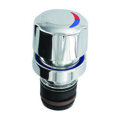 Tête interchangeable douche ALPA 20/35 pour panneau Prestotem bouton chromé