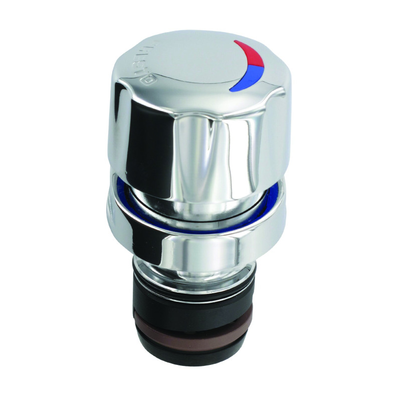 Tête interchangeable douche ALPA 20/35 pour panneau Prestotem bouton chromé