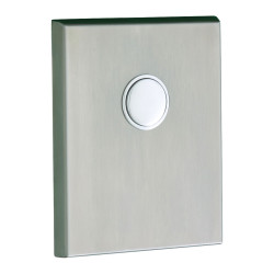 Face avant seule finition inox brossé pour robinet de chasse P1000 XL E encastré