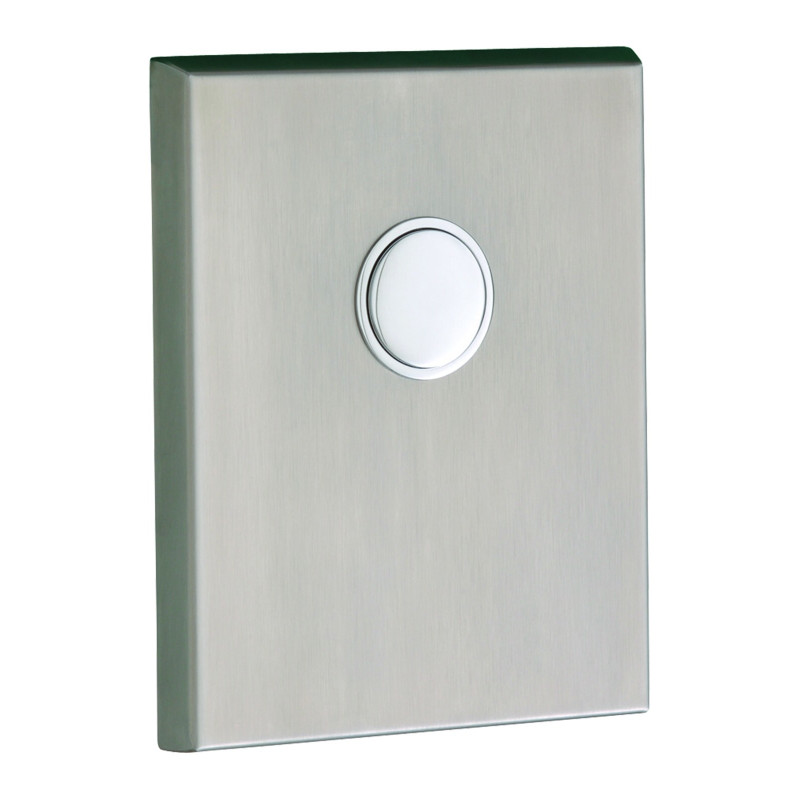 Face avant seule finition inox brossé pour robinet de chasse P1000 XL E encastré