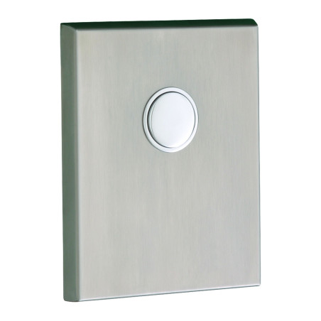 Face avant seule finition inox brossé pour robinet de chasse P1000 XL E encastré