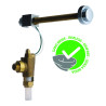P1000 XL Chasse directe mécanique kit cloison 6L 200 à 300 mm WC sans bride
