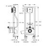 Bâti-support chasse directe électronique P7200 XL N alimentation pile