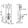 Bâti chasse directe P1000 XLE DVA, 2-4L, double volume ajustable indépendamment