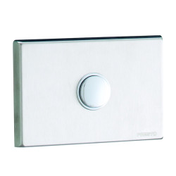 Face avant seule inox simple volume pour bâti-support avec réservoir