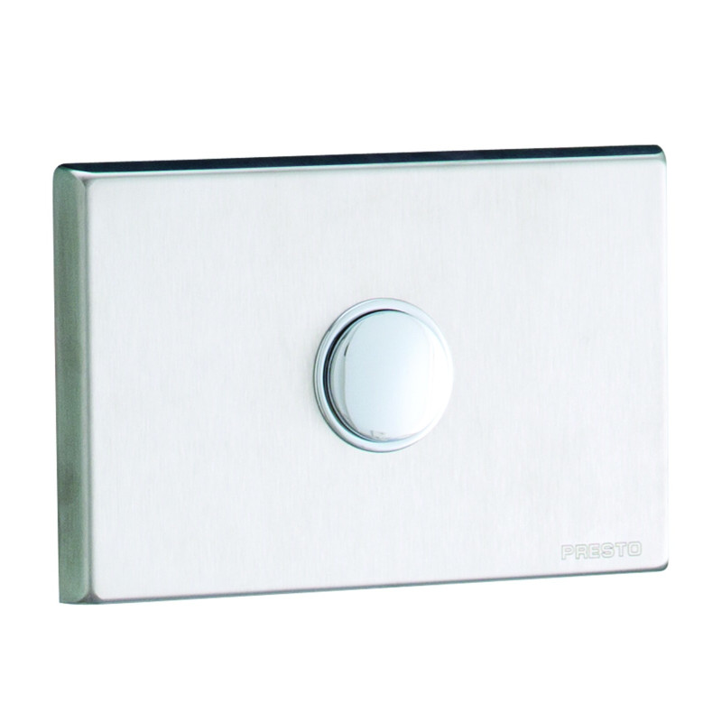 Face avant seule inox simple volume pour bâti-support avec réservoir