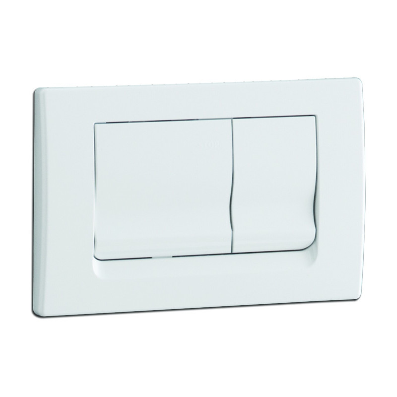 Façade avant 2 volumes pour bâti-support réservoir blanc