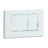 Façade avant 2 volumes pour bâti-support réservoir blanc