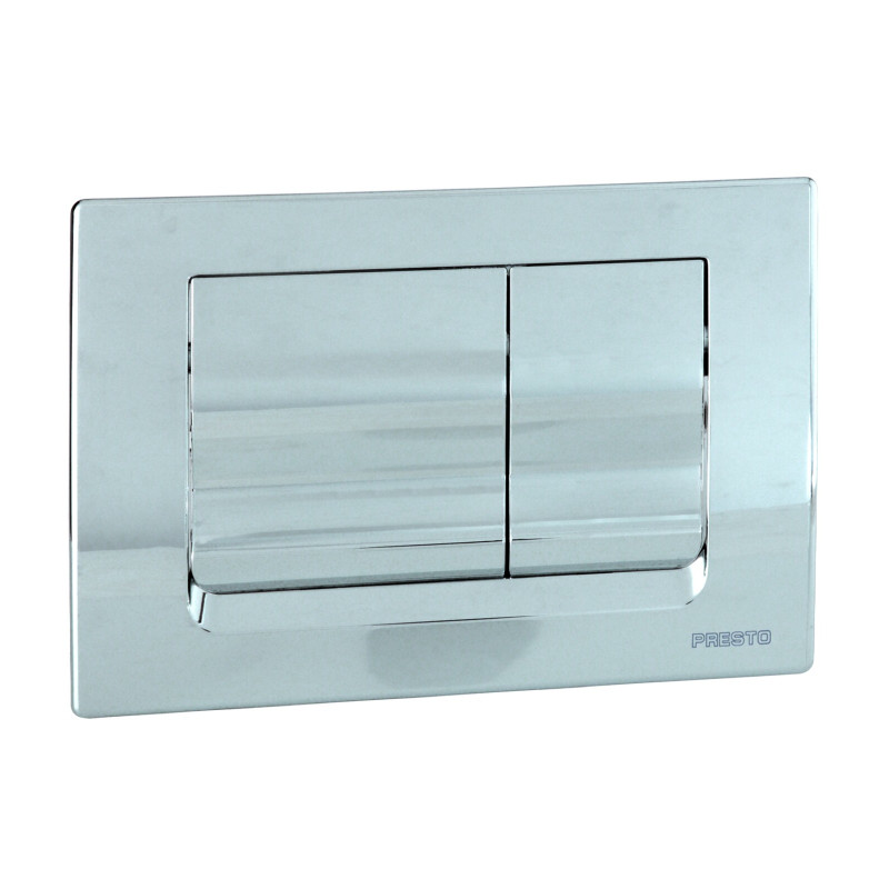Façade avant 2 volumes pour bâti-support réservoir chrome brillant