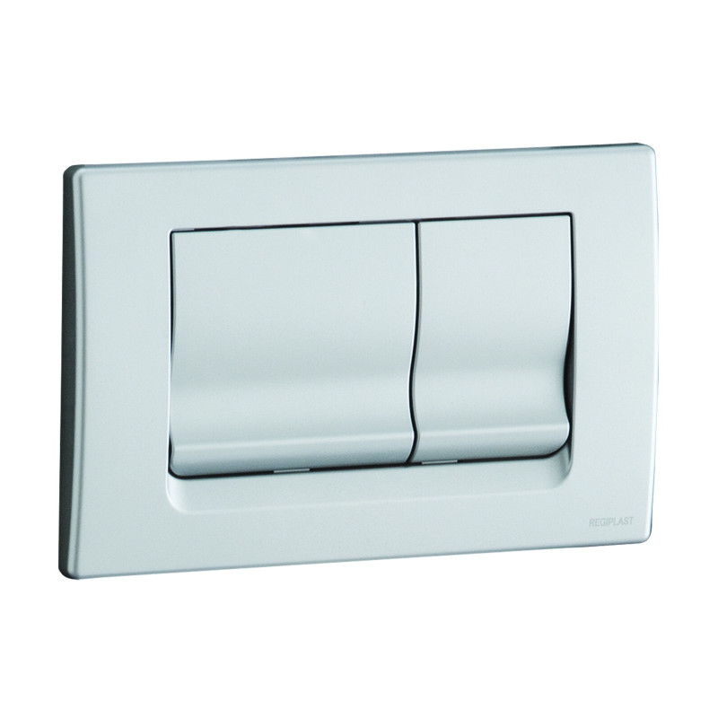 Façade avant 2 volumes pour bâti-support réservoir chrome mat
