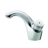 P600 Robinet simple lavabo sur plage temporisé 15s, chaud G1/2