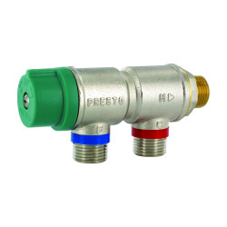 Régulateur thermostatique à entrées parallèles, G3/4"