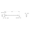 Kit de raccordement avec T et flexible pour Minitherm 29009