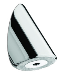 Tête de douche fixe avec grille fixe antivandalisme, cloison de 1 à 200mm