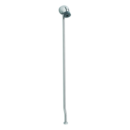 Kit Tête de douche fixe avec grille orientable anticalcaire, tube et collier