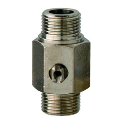 Robinet d'arrêt droit MM G3/8" avec joint-filtre