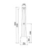 Colonne de douche extérieure temporisée Hydropool CC 2 postes collectifs