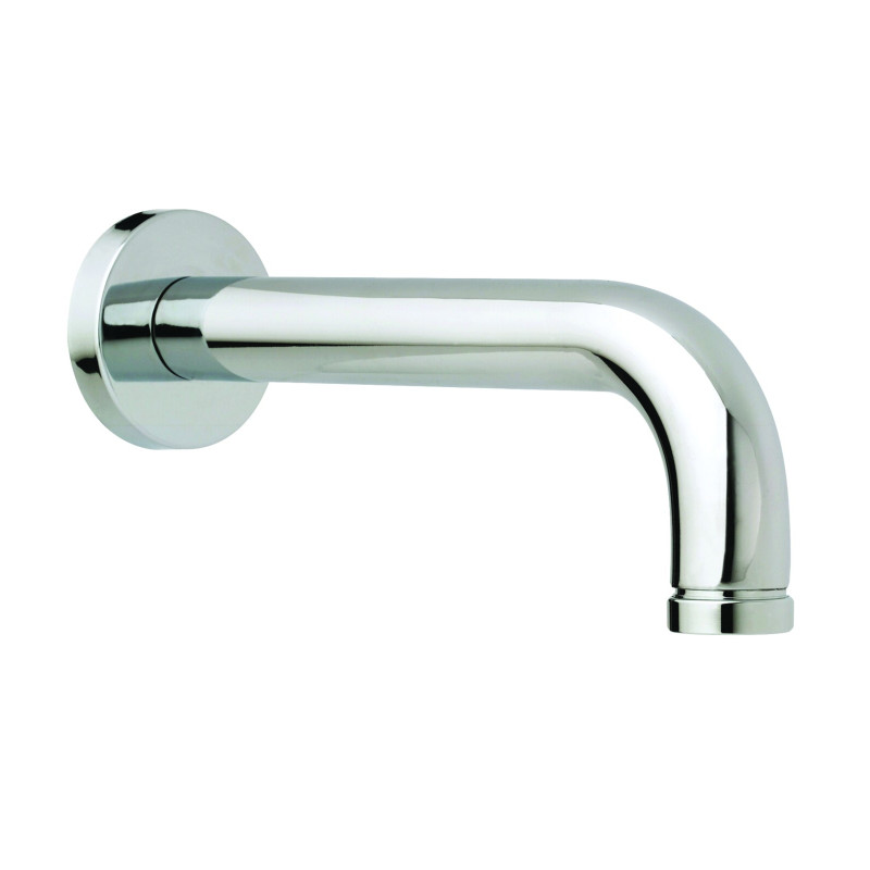 Bec mural tube court ø26mm, 120mm, pour cloison 50-230mm, M1/2