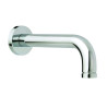 Bec mural tube court ø26mm, 120mm, pour cloison 50-230mm, M1/2