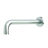 Bec mural tube long ø26mm, 200mm, pour cloison 1-50mm, M1/2