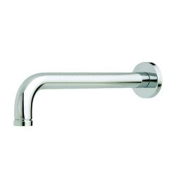 Bec mural tube long ø26mm, 200mm, pour cloison 50-230mm, M1/2
