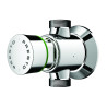 Robinet d'urinoir mécanique temporisé P12 NEO en ligne avec 1 raccord