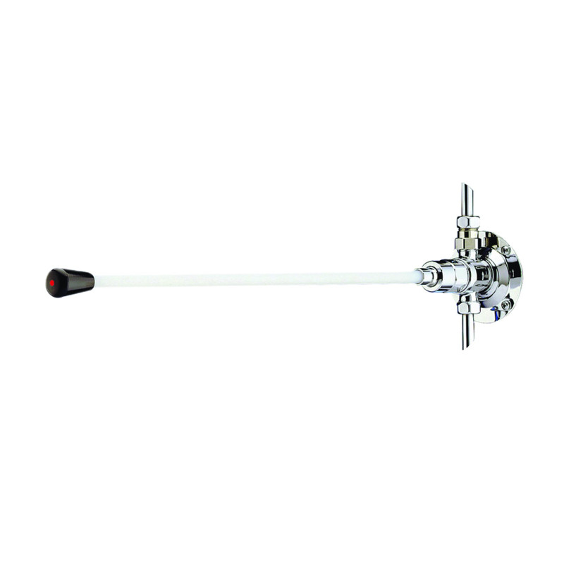 Presto 712 robinet simple lavabo à commande fémorale murale 490 mm