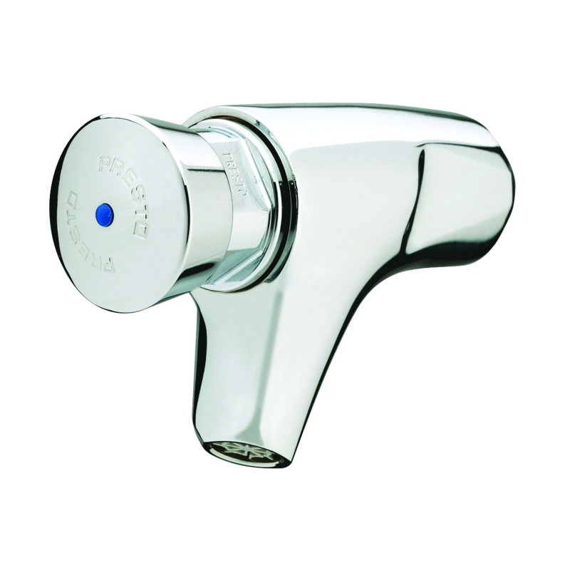 P504s Robinet simple lavabo mural temporisé 15s, froid antigel G1/2
