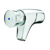P504s Robinet simple lavabo mural temporisé 15s, froid antigel G1/2