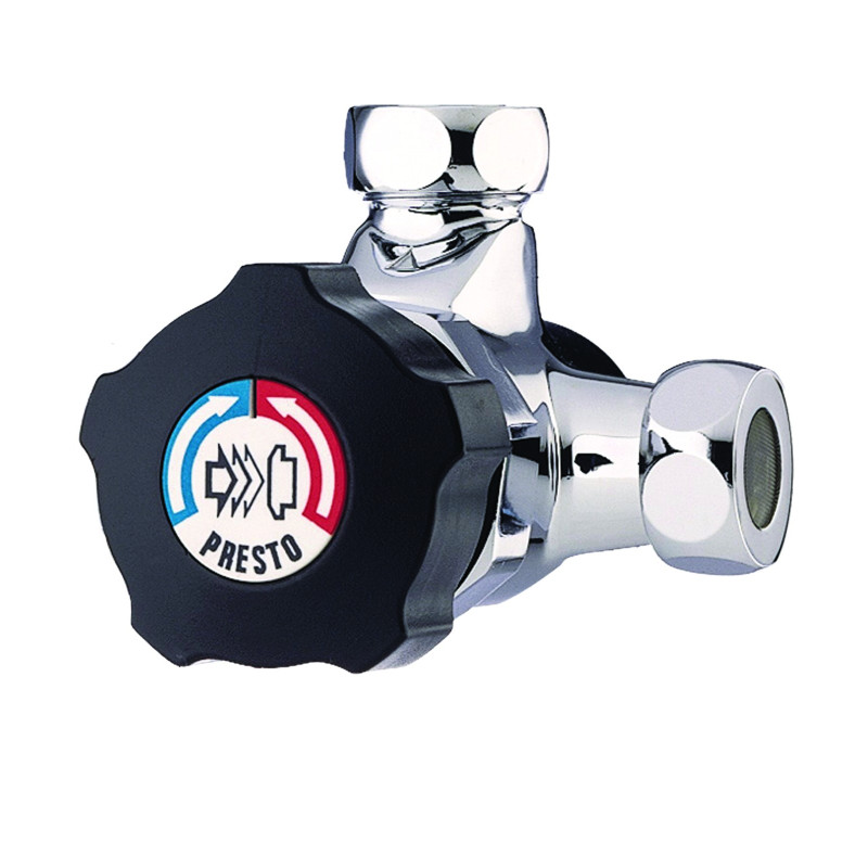 Alpa Mitigeur de douche temporisé applique, sans raccord, sortie haute, bn