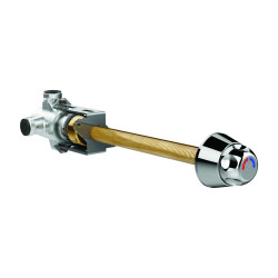 Alpa Mitigeur de douche temporisé cloison longue 100mm S