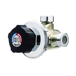 Alpa Mitigeur de douche temporisé cloison fine, sans raccord bn 8l/min