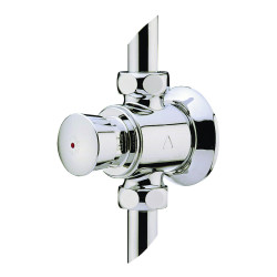 P50 Robinet de douche temporisé mécanique applique avec raccords