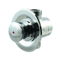 P50 Robinet de douche temporisé mécanique cloison fine 1-10mm