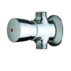 P500S Robinet de douche temporisé mécanique apparent alimentation en ligne