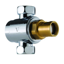 P50 Robinet de douche temporisé mécanique cloison longue