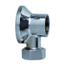 Raccord applique pour lavabo avec écrou MF G1/2" pour tube cuivre 12x14 mm