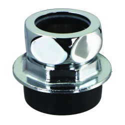 Nez de jonction pour chasse Ø 45 à 46mm pour tube Ø 32mm chromé