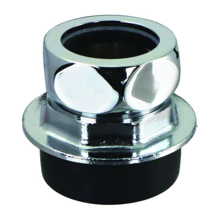Nez de jonction pour chasse Ø 47 à 49mm pour tube Ø 32mm chromé