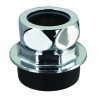 Nez de jonction pour chasse Ø 47 à 49mm pour tube Ø 32mm chromé