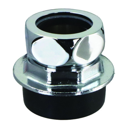 Nez de jonction pour chasse Ø 50 à 52mm pour tube Ø 32mm chromé