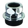 Nez de jonction pour chasse Ø 53 à 54mm pour tube Ø 32mm chromé