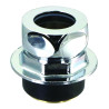 Nez de jonction pour chasse Ø 45 à 46mm pour tube Ø 28mm chromé