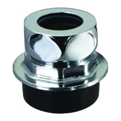 Nez de jonction pour chasse Ø 50 à 52mm pour tube Ø 28mm chromé