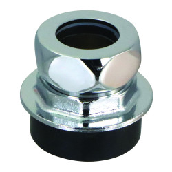 Nez de jonction pour chasse Ø 53 à 54mm pour tube Ø 28mm chromé