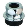 Nez de jonction pour chasse Ø 53 à 54mm pour tube Ø 28mm chromé