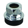 Nez de jonction pour chasse Ø 58 à 60mm pour tube Ø 28mm chromé