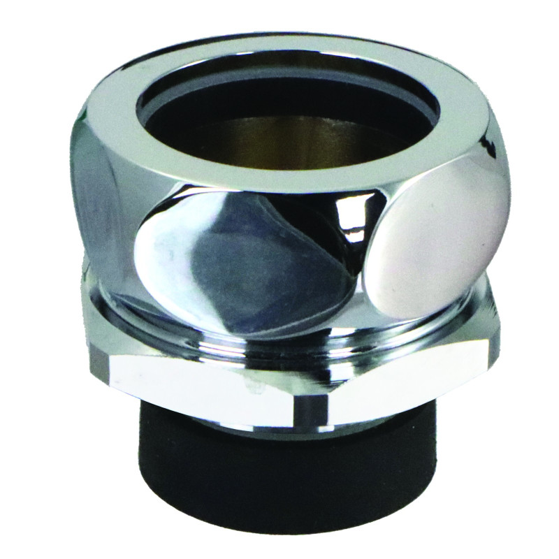 Nez de jonction pour chasse Ø 35 à 36mm pour tube Ø 32mm chromé