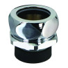 Nez de jonction pour chasse Ø 37 à 39mm pour tube Ø 32mm chromé