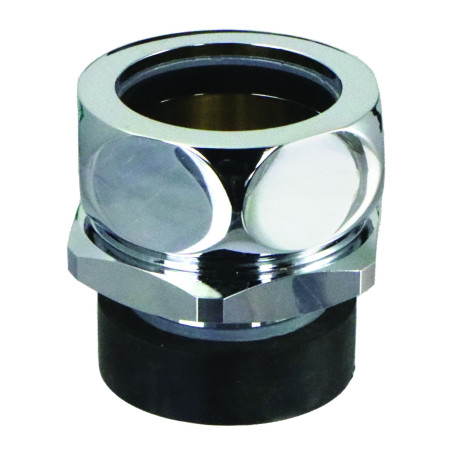Nez de jonction pour chasse Ø 40 à 41mm pour tube Ø 32mm chromé